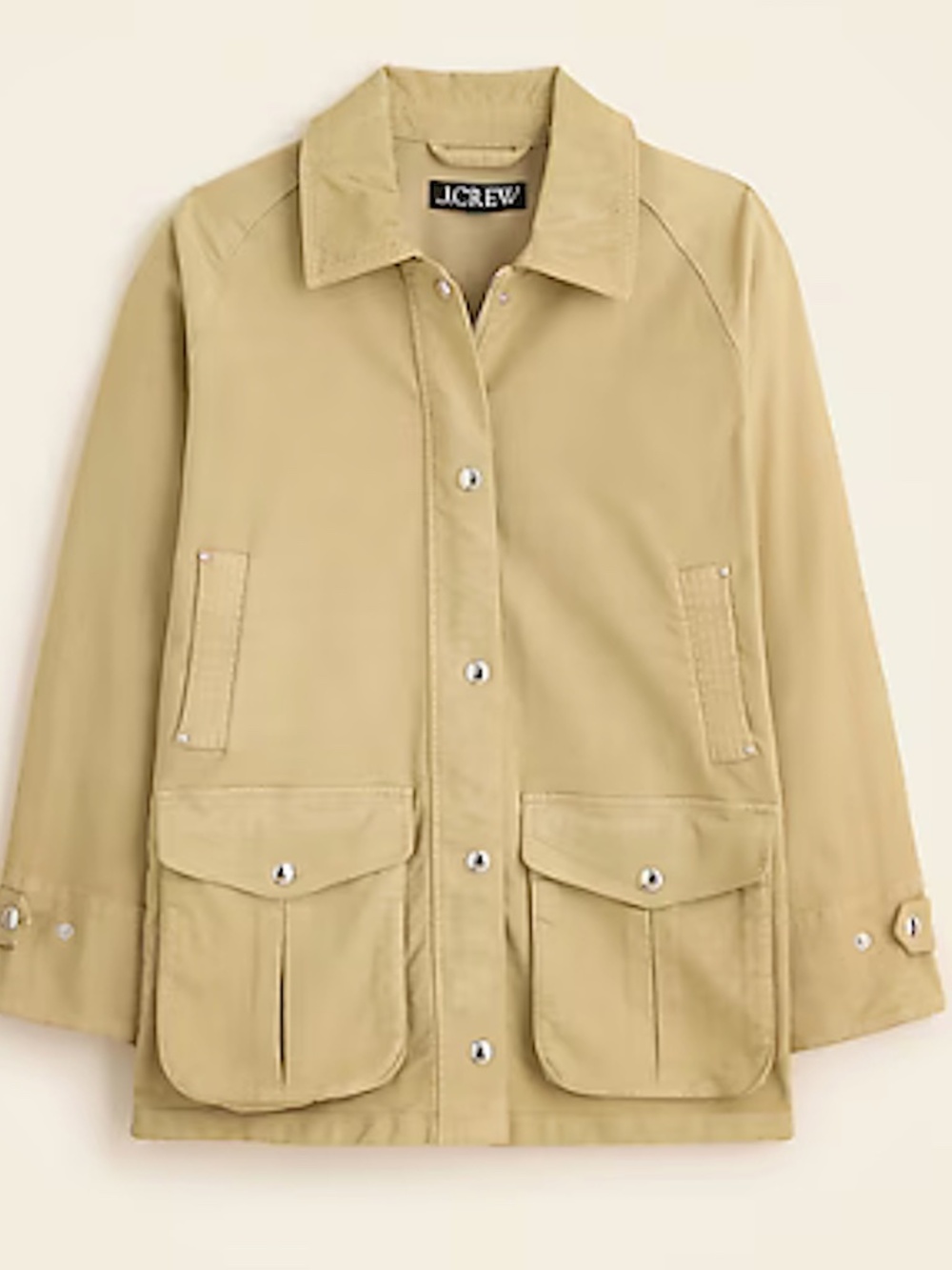 NWT J.Crew well Broken-in Barn Jacket Coat in brushed chino MEDIUM